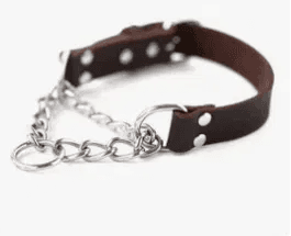 Leather Martingale Dog Collar, Large